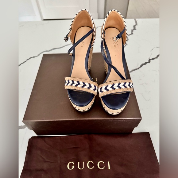 Gucci wedges. Worn once - Picture 2 of 10